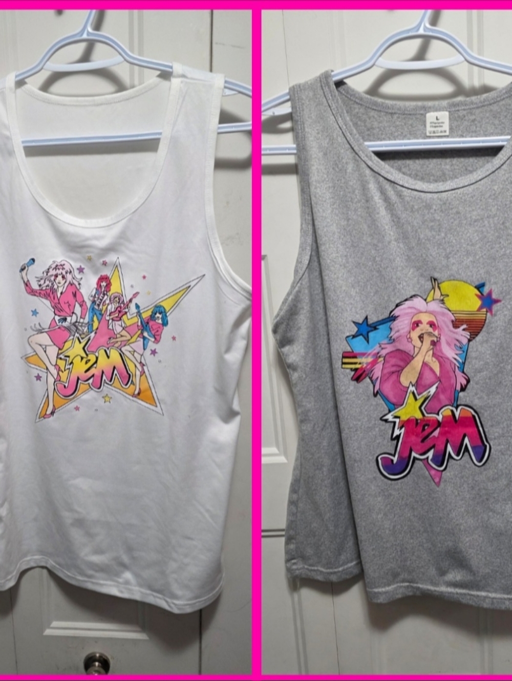 Jem And The Holograms Large Tank Tops
